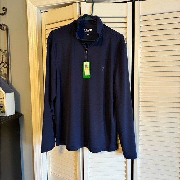 Men’s Izod Golf‎ 1/4 Zip Shirt SZ MED NWT - Picture 1 of 7